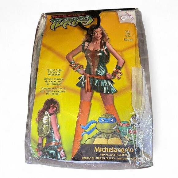 Disguise Other - Halloween Costume Women’s TMNT Michelangelo Size S Teenage Mutant Ninja Turtles